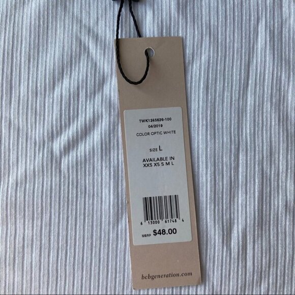 NWT BCBGeneration  Solid Crop T-shirt - Picture 5 of 9